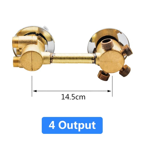 Vagsure 2/3/4/5ways Outlet Brass Mixing Valve Diverter