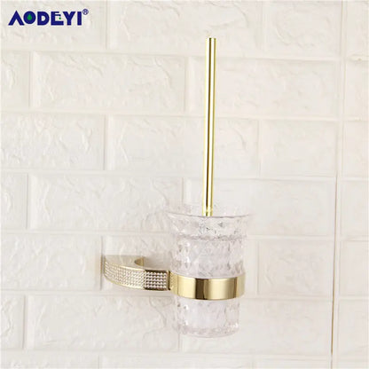 Czech Crystal Bathroom Hardware Robe Hook Towel Rail