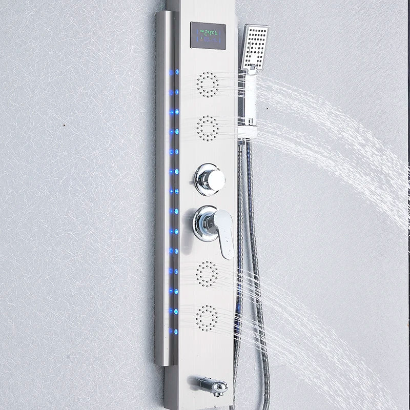 Myqualife Top Design Led Shower Panel Function Bathroom