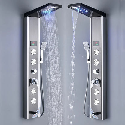 Luxury Led Shower Panel Spa Massage Jet Shower