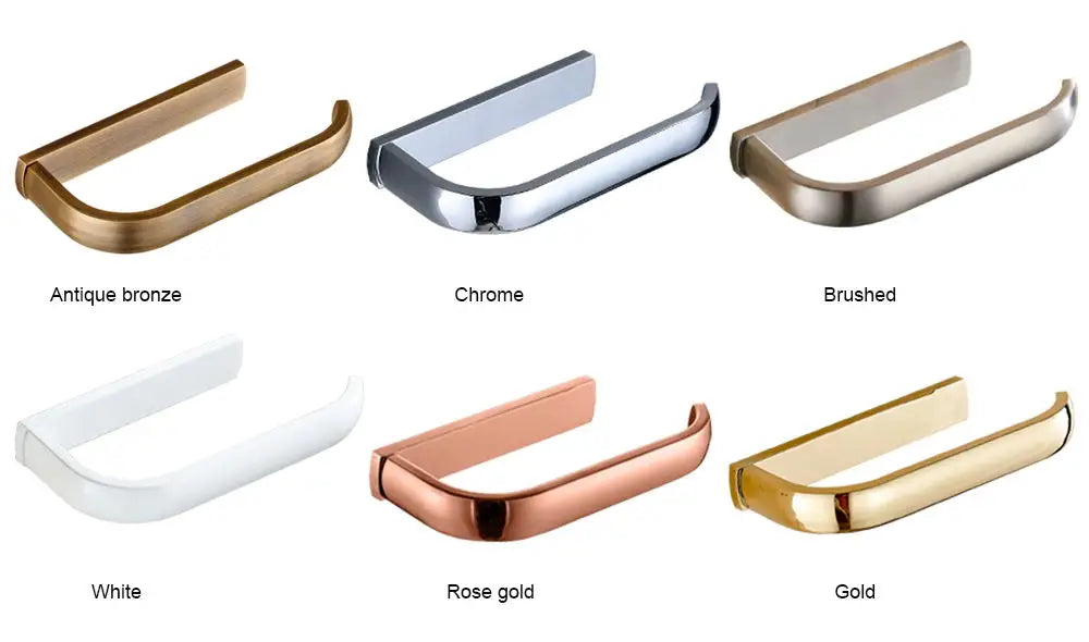 Copper Brass Brushed Toilet Paper Holder Chrome Black