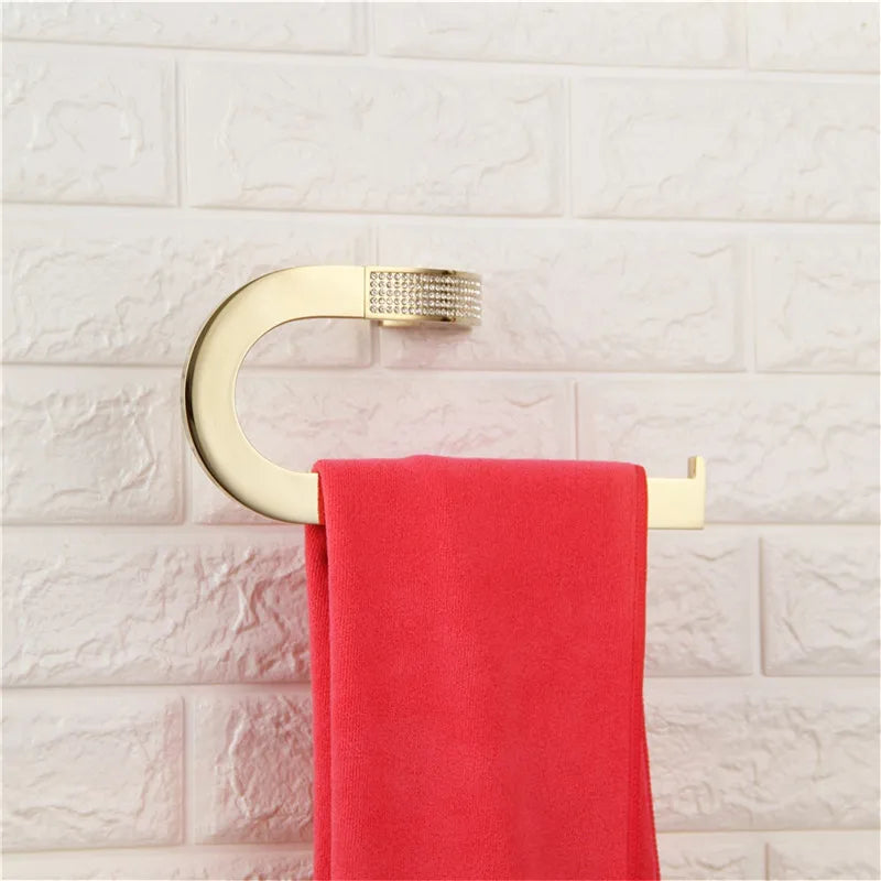 Aodeyi Bathroom Paper Holder Towel Ring Bar Robe