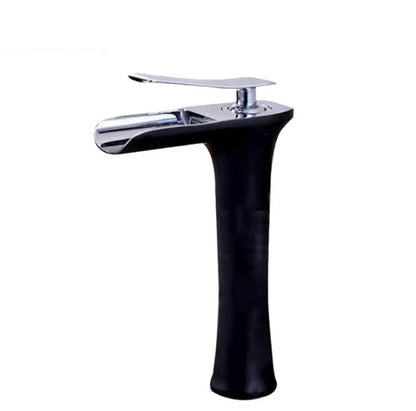 Basin Faucets Modern White Bathroom Faucet Waterfall Faucets