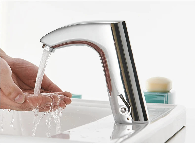Bathroom Faucet Electric Automatic Sensor Faucet Touchless Sink