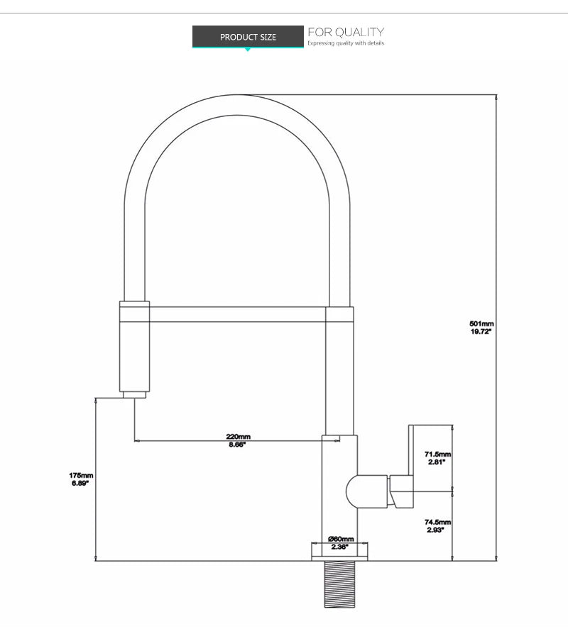 Smesiteli Faucets Round Matte Black Brass Handle Hole