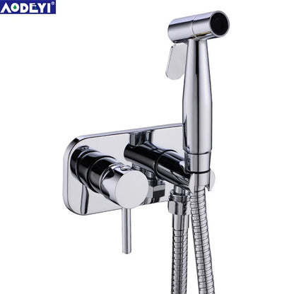 Brass Toilet Bidet Spray Handheld Cleaning Diaper Cold
