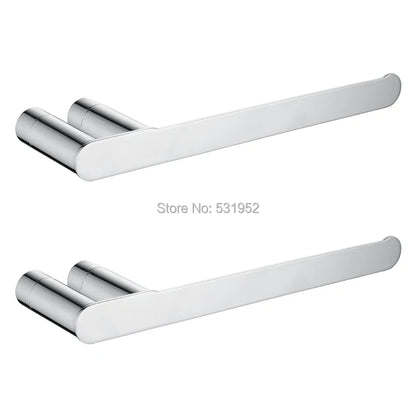 Oval Bathroom Wall Mounted Towel Rack Paper Holder