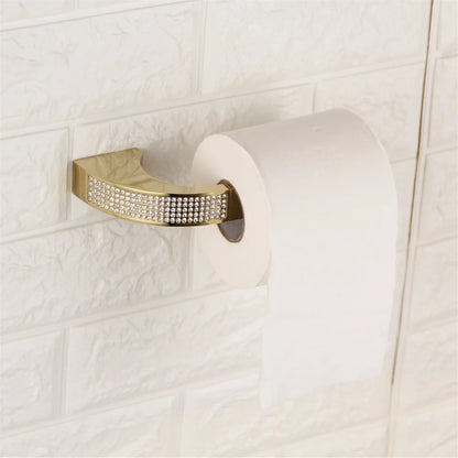 Czech Crystal Bathroom Hardware Robe Hook Towel Rail