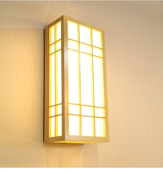 Modern Japanese Wall Lamp Tatami Style Minimalist Wall