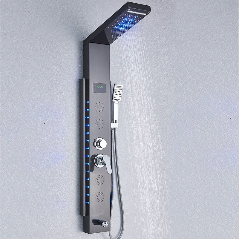 Myqualife Top Design Led Shower Panel Function Bathroom