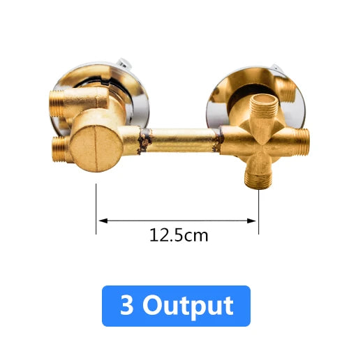 Vagsure 2/3/4/5ways Outlet Brass Mixing Valve Diverter