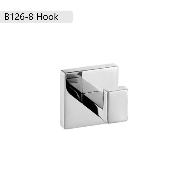 Stainless Steel Bathroom Hardware Mirror Chrome Polished Towel