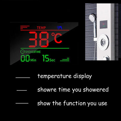Led Light Bathroom Shower Faucet Led Rainfall Shower