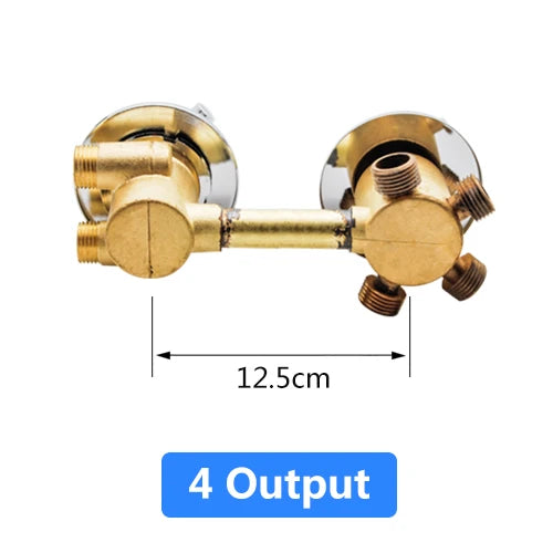 2/3/4/5 Way Output Brass Shower Valve Mixer Thermostatic