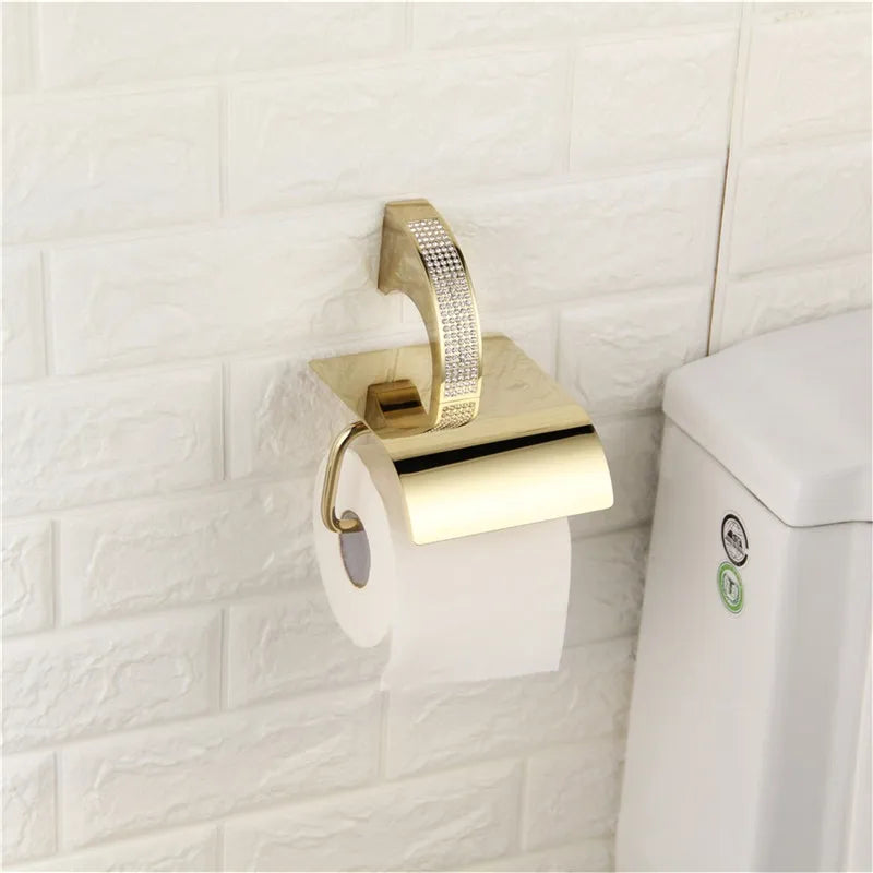 Aodeyi Bathroom Paper Holder Towel Ring Bar Robe