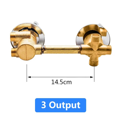 Vagsure 2/3/4/5ways Outlet Brass Mixing Valve Diverter