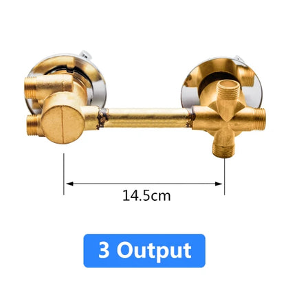 Vagsure 2/3/4/5ways Outlet Brass Mixing Valve Diverter