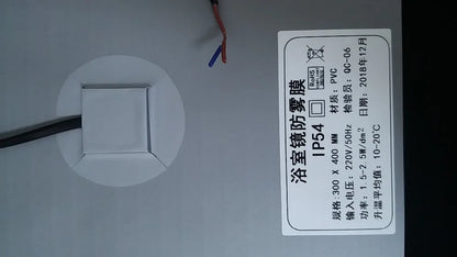 Bathroom Mirror Shower Protective Film Anti Fog Window