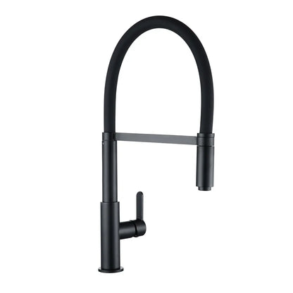 Smesiteli Faucets Round Matte Black Brass Handle Hole