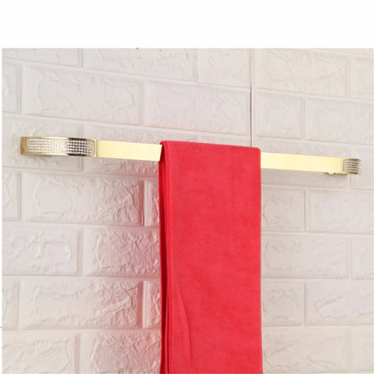 Czech Crystal Bathroom Hardware Robe Hook Towel Rail