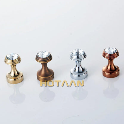 Crystal Hook Chrome Color Wall Clothes Rack Cloth