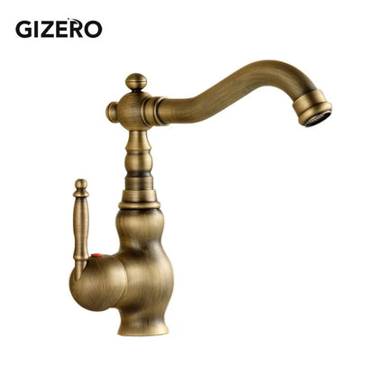 Antique Retro Faucet Basin Mixer Bathroom Cold Water