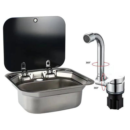 Dreamrv Caravan Camping Stainless Steel Hand Wash Basin