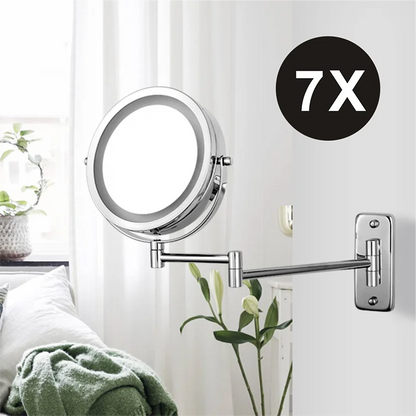 Folding Arm Extend Bathroom Mirror Led Light Inch