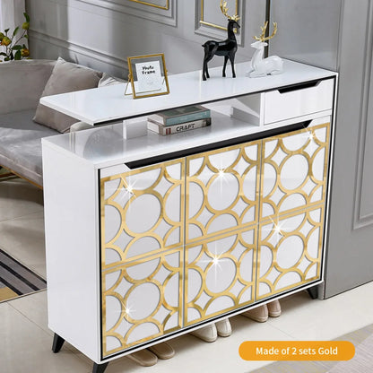 Mirror Wall Stickers Decor Self-Adhesive Furniture Sticker
