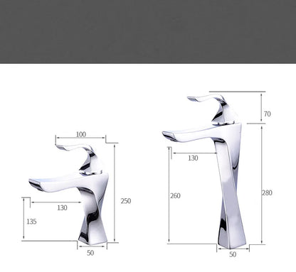 Design Basin Faucet Black Chrome Bathroom Sink Faucet