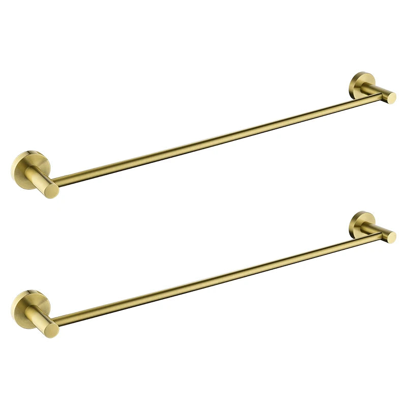Brushed Gold Towel Bar Rack 304 Stainless Steel