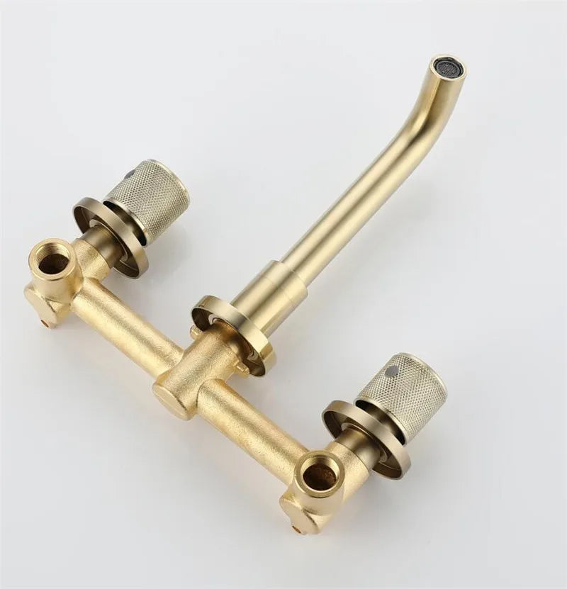 Bathroom Faucet Brushed Gold Bathroom Basin Faucet Cold