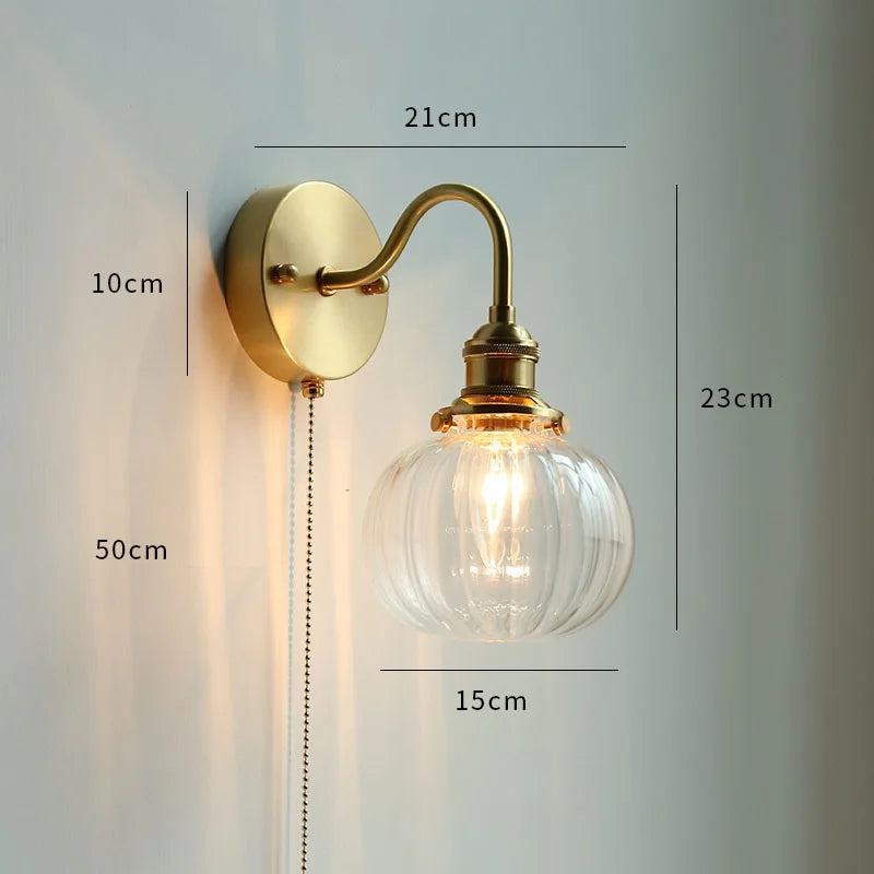 Iwhd Nordic Led Bathroom Mirror Light Fixture Pull