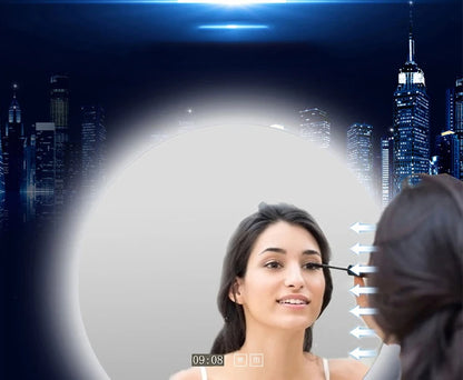 40/50/60cm Round Smart Led Bathroom Mirror Color Adjustable