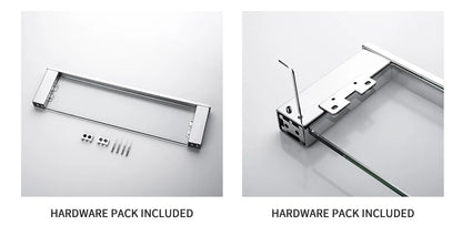 Stainless Steel Bathroom Wall Shelf Towel Bar Rack