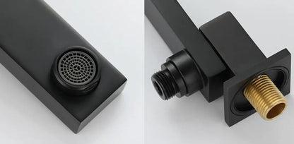 Brushed Gold Or Black Wall Mounted Faucet Diverter