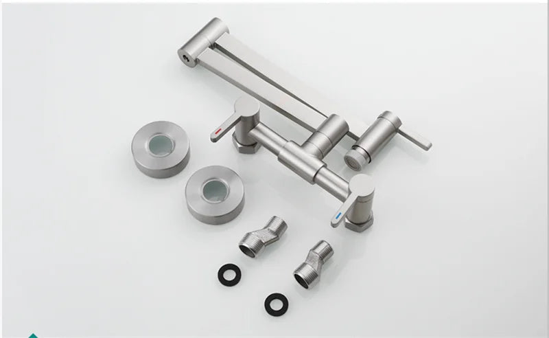 Pot Filler Tap Wall Mounted Foldable Faucet Cold