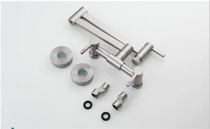 Pot Filler Tap Wall Mounted Foldable Faucet Cold
