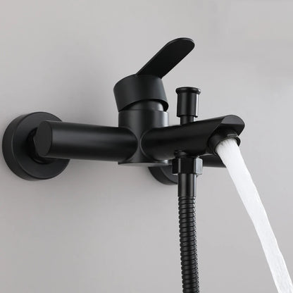 Bathroom Shower Faucet 304 Stainless Steel Triple Bathtub