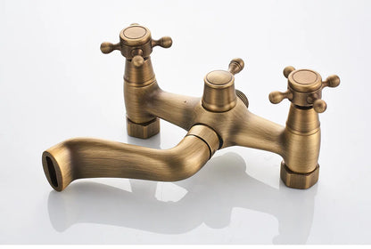 Poiqihy Antique Shower Wall Bathroom Bath Shower Faucet