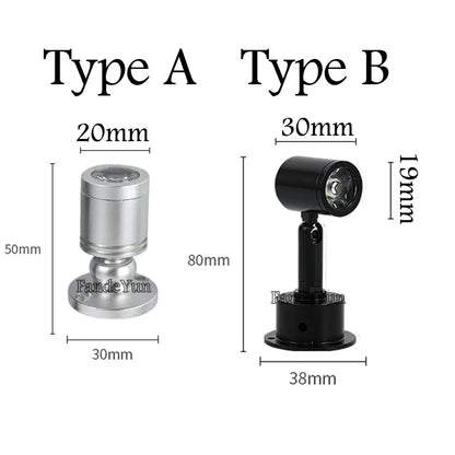 Dimmable Led Mini Downlights 1w 3w Ac85-265v Jewelry