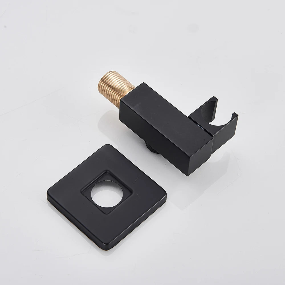 Black Shower Faucets Wall Mounted Rainfall Shower System