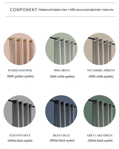 Not In/Roman Hole Shower Curtain Bathroom Quality Waterproof
