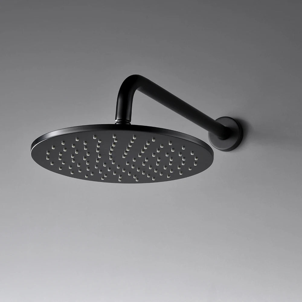 Bathroom Faucet Black Brass Built Installation Rain Shower