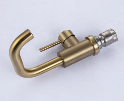 Bathroom Faucet Brushed Gold Bathroom Basin Faucet Cold