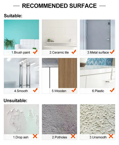 2mm Acrylic Mirror Wall Stickers Unbreakable Acrylic Full