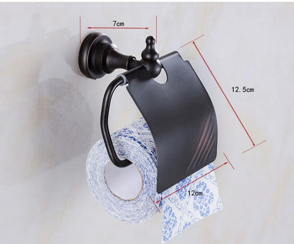Oil Rubbed Bronze Bathroom Towel Shelf Towel Holder