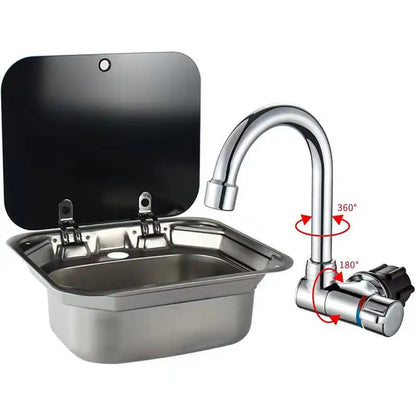 Dreamrv Caravan Camping Stainless Steel Hand Wash Basin