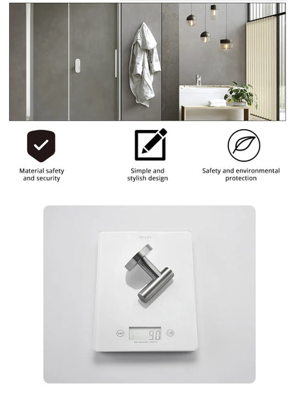 Bathroom Hardware Kit Brushed Stainless Steel Round Wall