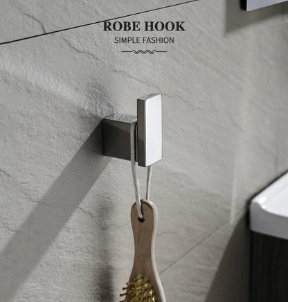 Stainless Steel Bathroom Wall Shelf Towel Bar Rack